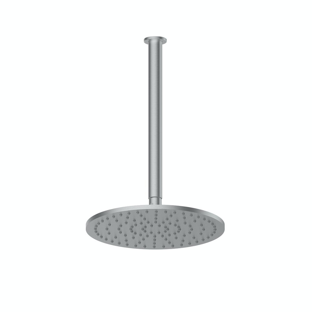 Greens shower Greens Textura Ceiling Shower 250mm | Brushed Stainless