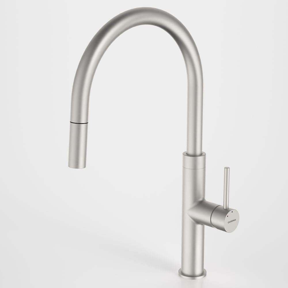 Caroma Kitchen Tap Caroma Liano II Pull Out Sink Mixer | Brushed Nickel