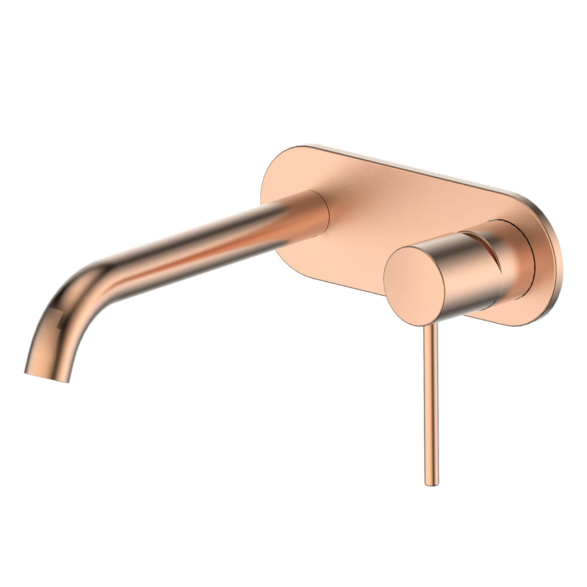 Greens Basin Tap Greens Gisele Wall Basin Mixer with Faceplate | Brushed Copper