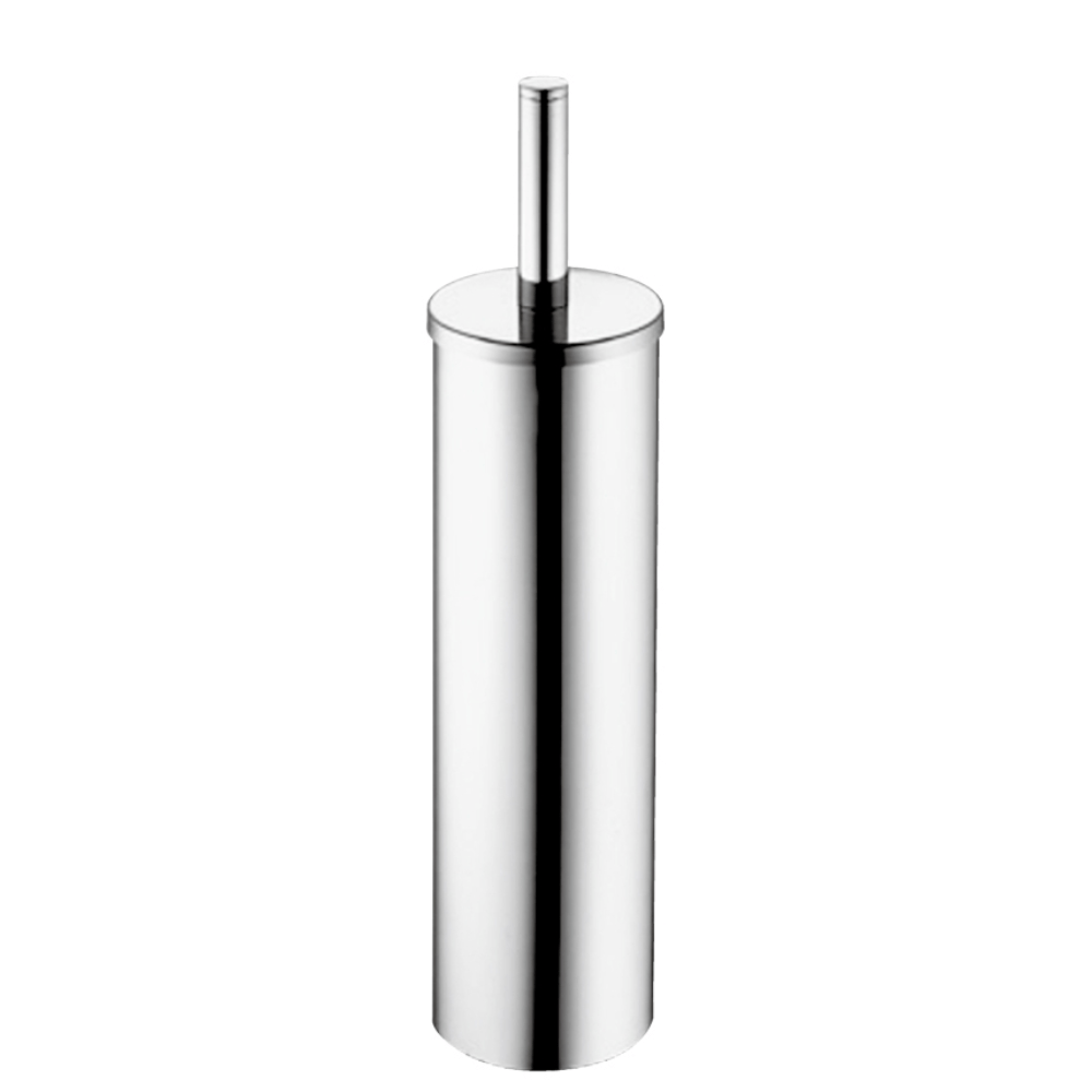 Progetto Bathroom Accessories Swiss Toilet Brush & Holder | Brushed Stainless Steel