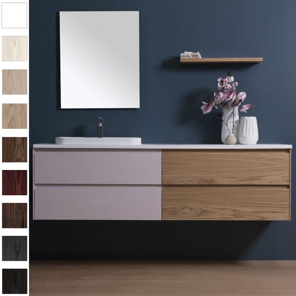 Bath Co Vanity Michel César Moode 1800 Vanity | 1 Basin + 4 Drawers