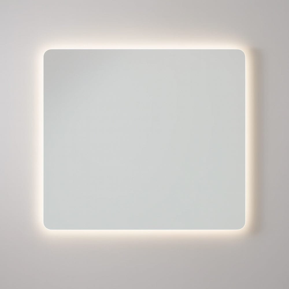Code Interiors Code Interiors Euro Rectangle LED Mirror | Bluetooth Speaker | 900W x 800H