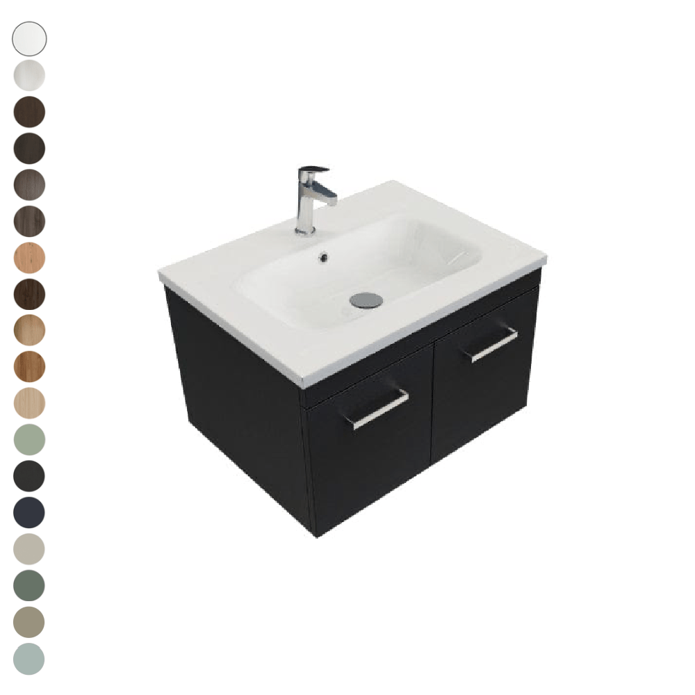 Newtech Newtech Qube 600mm | 2 Door Wall Vanity