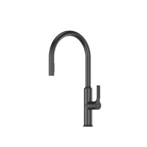 Greens Kitchen Tap Greens Craft Pulldown Kitchen Mixer with Kitchen Spout | Gun Metal
