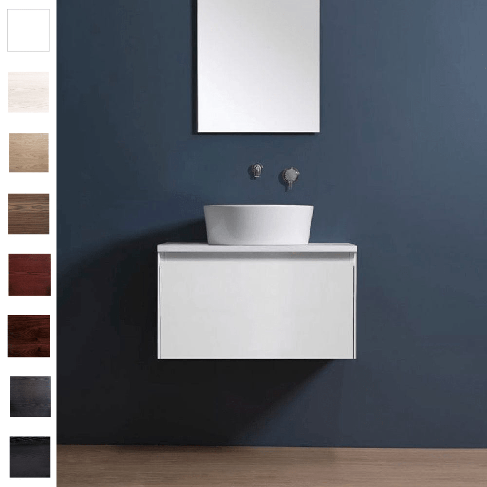 Bath Co Vanity Michel César Moode 600 Vanity | 1 Basin + 1 Drawer Timber