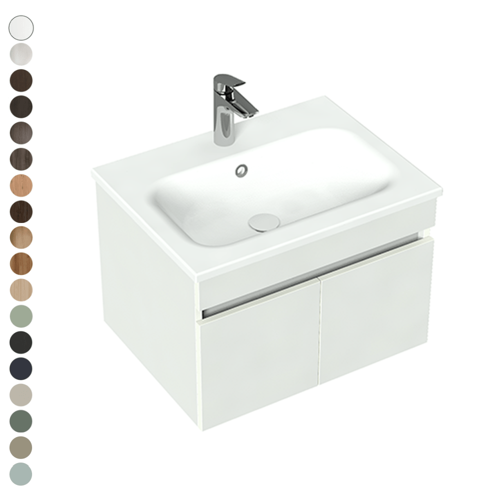 Newtech Newtech Lexa 600mm |  2 Door Wall Vanity
