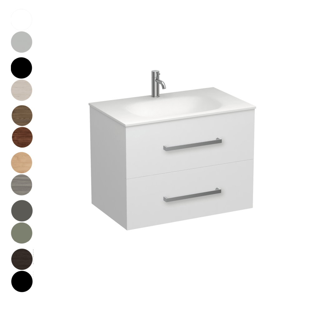 The Bathroom Shop Vanity Reflex Spio 750 2 Drawer Vanity