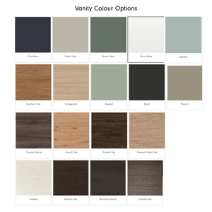 Newtech Newtech Citi 1500mm | 2 Drawer Double Basin Wall Vanity