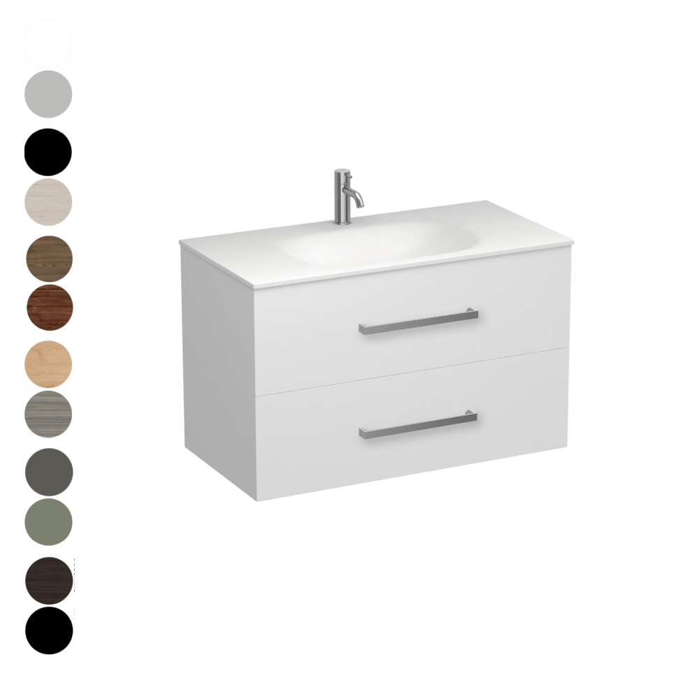 The Bathroom Shop Vanity Reflex Spio 900 2 Drawer Vanity