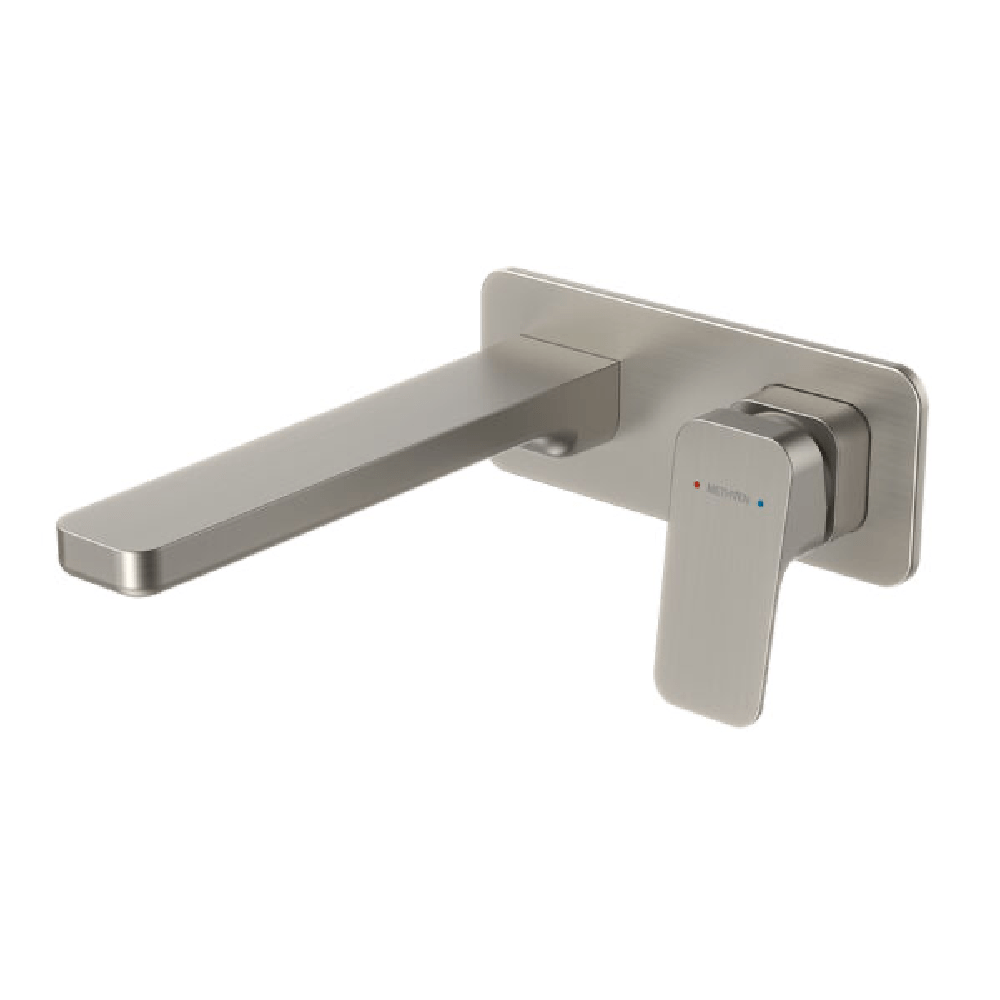 Methven Basin Tap Waipori MK2 Wall Basin/Bath Mixer 6S | Brushed Nickel