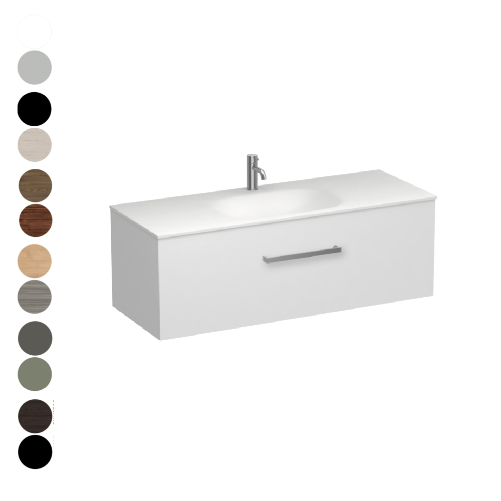 The Bathroom Shop Vanity Reflex Spio 1200 1 Drawer Vanity