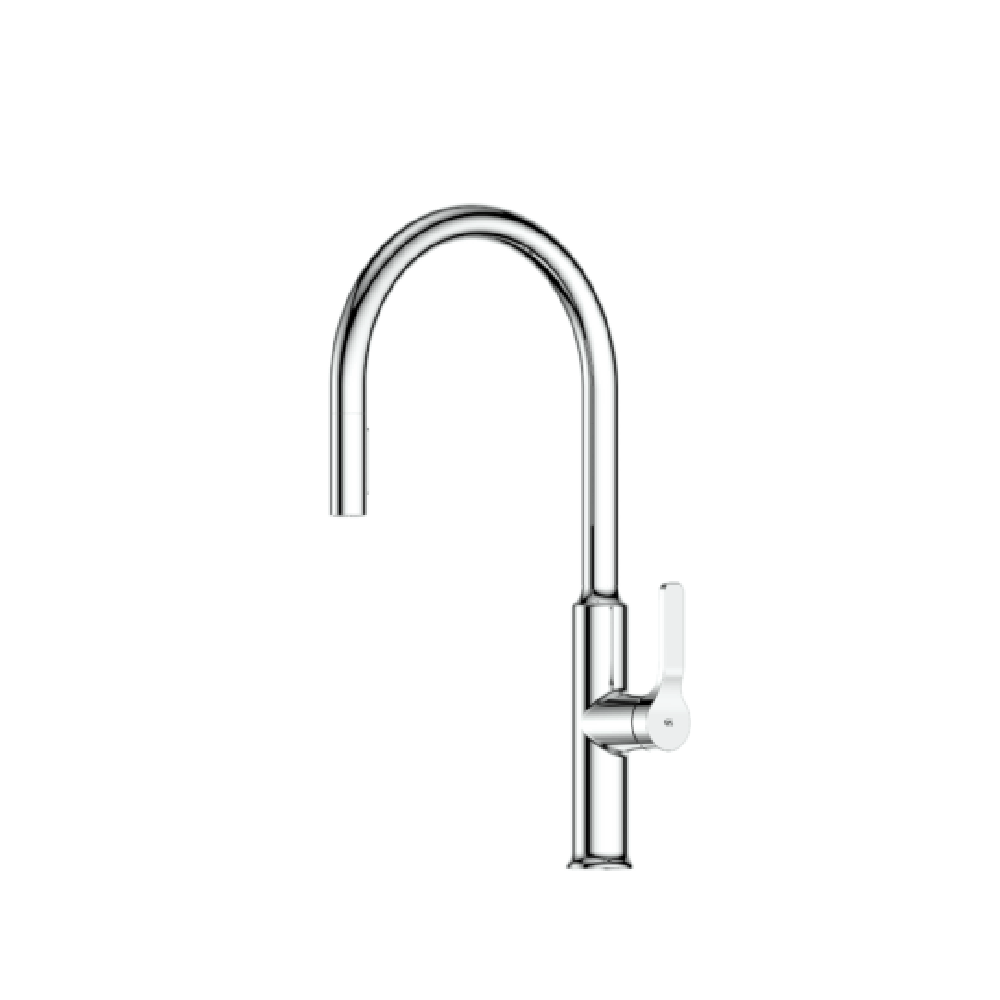 Greens Kitchen Tap Greens Craft Pulldown Kitchen Mixer with Kitchen Spout | Chrome