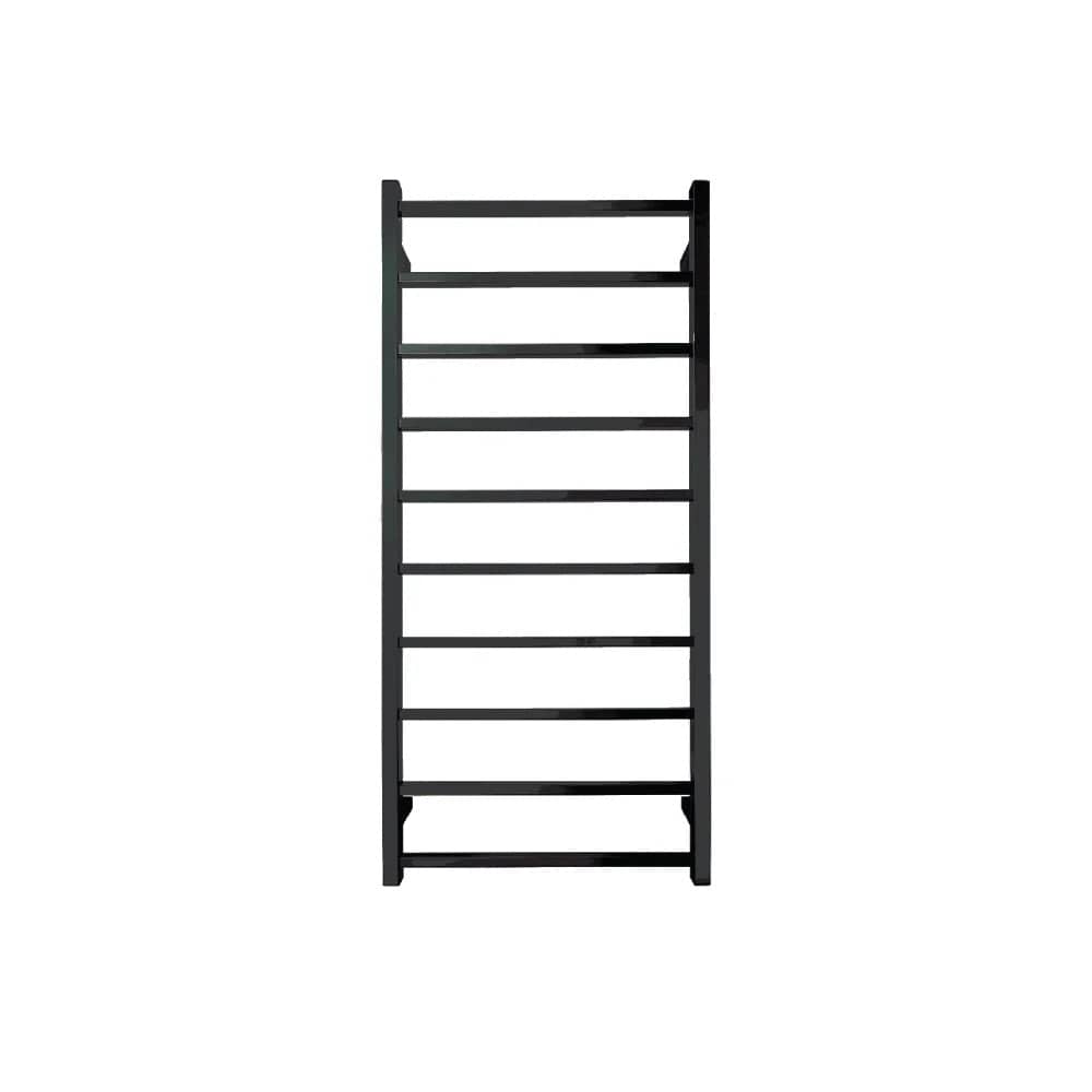 Tranquillity Heated Towel Ladder Tranquillity Jersey Square Heated Towel Ladder 1340 x 620mm | Matte Black
