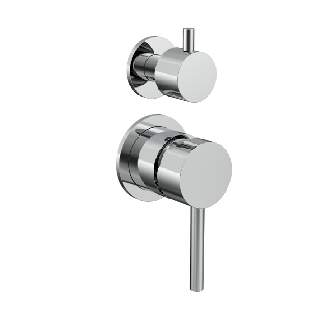 Newtech Basin Tap Evoke Shower Mixer with Diverter | Chrome