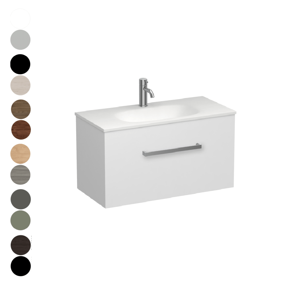 The Bathroom Shop Vanity Reflex Spio Slim 750 1 Drawer Vanity
