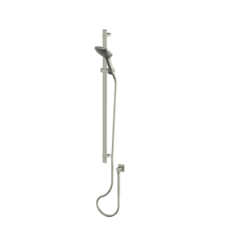 Greens shower Greens Swept AirFlo Adjustable Rail Shower | Brushed Nickel