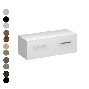 The Bathroom Shop Vanity Reflex Opaco 1200 2 Drawer Vanity