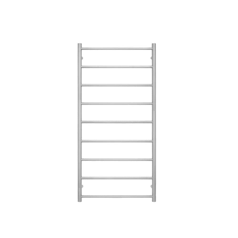 Tranquillity Heated Towel Ladder Tranquillity Jersey Round Heated Towel Ladder 1200 x 600mm | Brushed Stainless