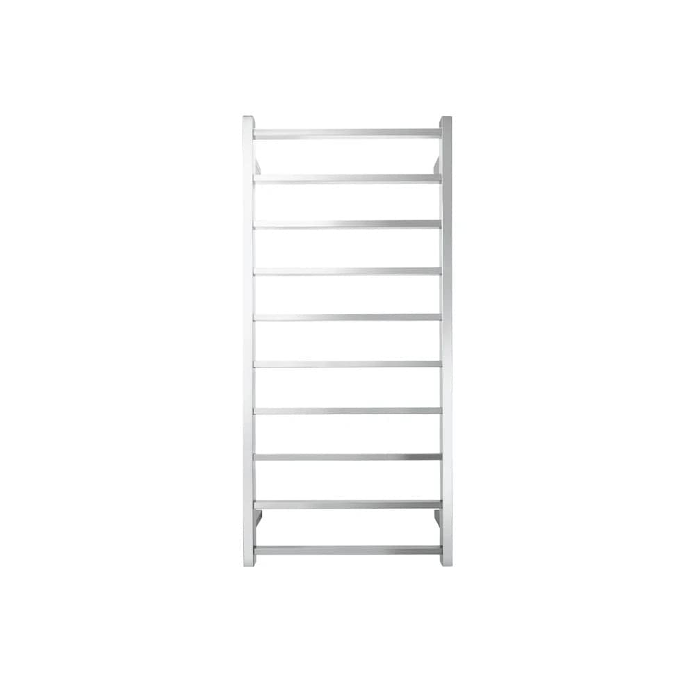 Tranquillity Heated Towel Ladder Tranquillity Jersey Square Heated Towel Ladder 1340 x 620mm | Brushed Stainless