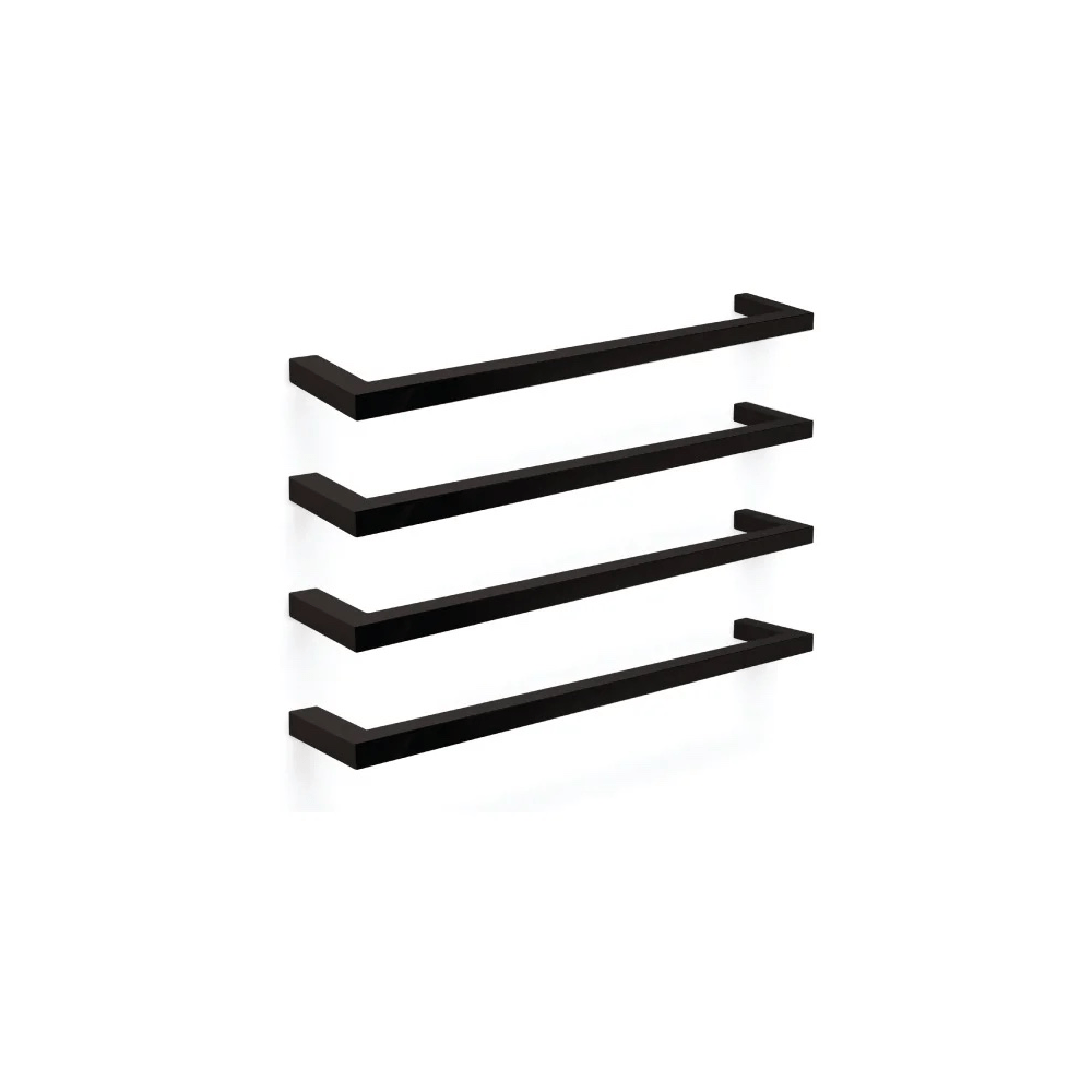 Tranquillity Heated Towel Bar Tranquillity Square Heated Towel Bar 850mm | Matte Black