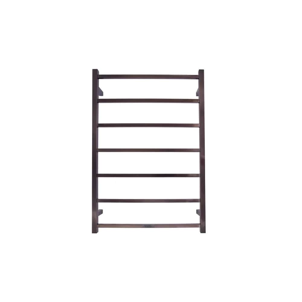 Tranquillity Heated Towel Ladder Tranquillity Jersey Square Heated Towel Ladder 920 x 620mm | Brushed Gunmetal