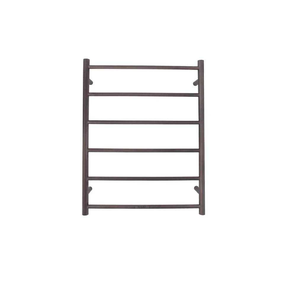 Tranquillity Heated Towel Ladder Tranquillity Jersey Round Heated Towel Ladder 780 x 600mm | Brushed Gunmetal
