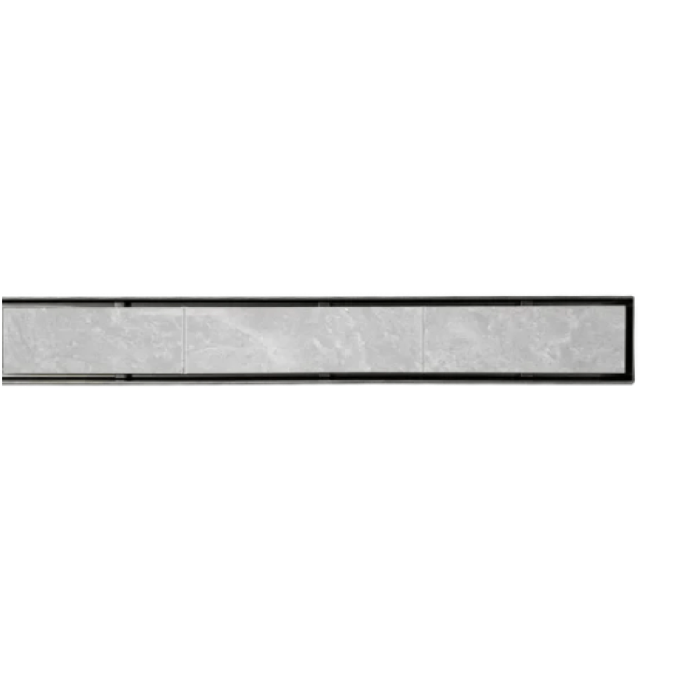 Tranquillity Bathroom Accessories Tranquillity Channel Drain | Tile Insert Gunmetal