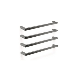 Tranquillity Heated Towel Bar Tranquillity Square Heated Towel Bar 600mm | Brushed Gunmetal