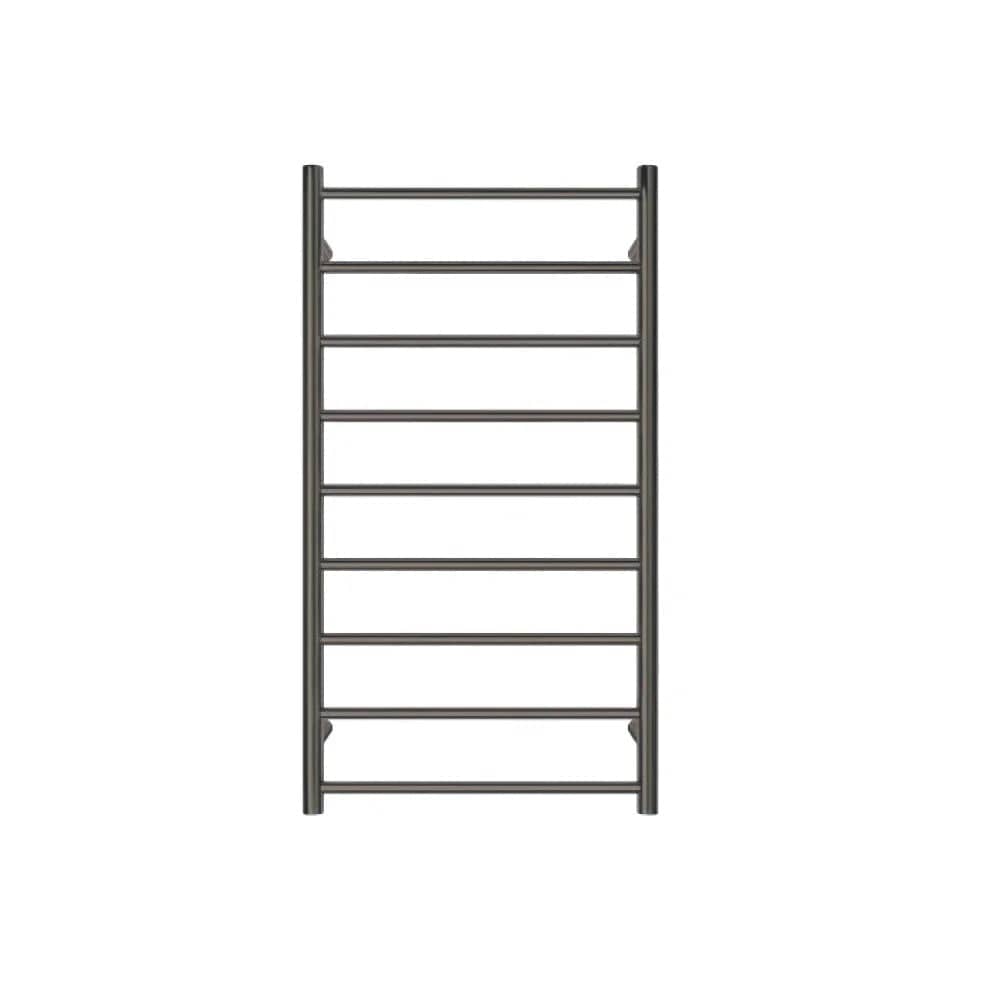 Tranquillity Heated Towel Ladder Tranquillity Jersey Round Heated Towel Ladder 1200 x 600mm | Gunmetal
