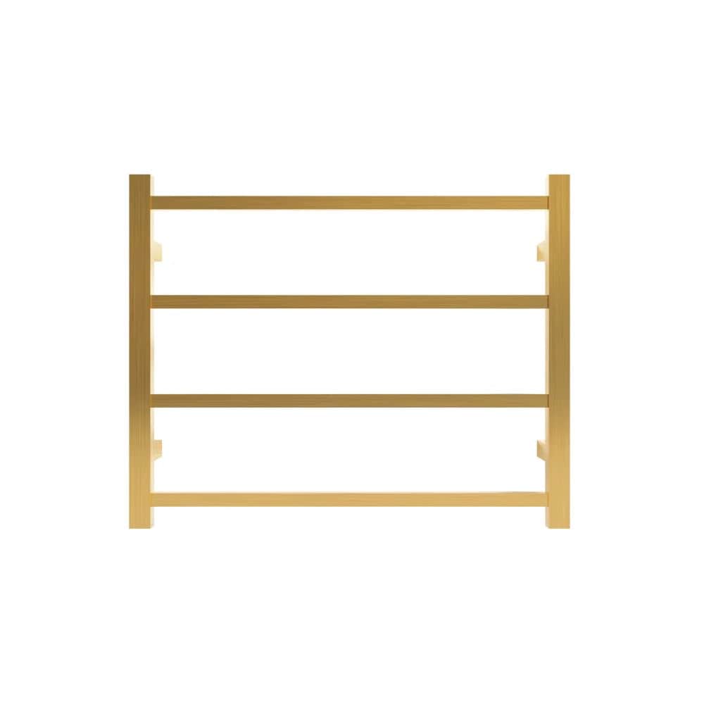 Tranquillity Heated Towel Ladder Tranquillity Jersey Square Heated Towel Ladder 500 x 620mm | Brushed Brass