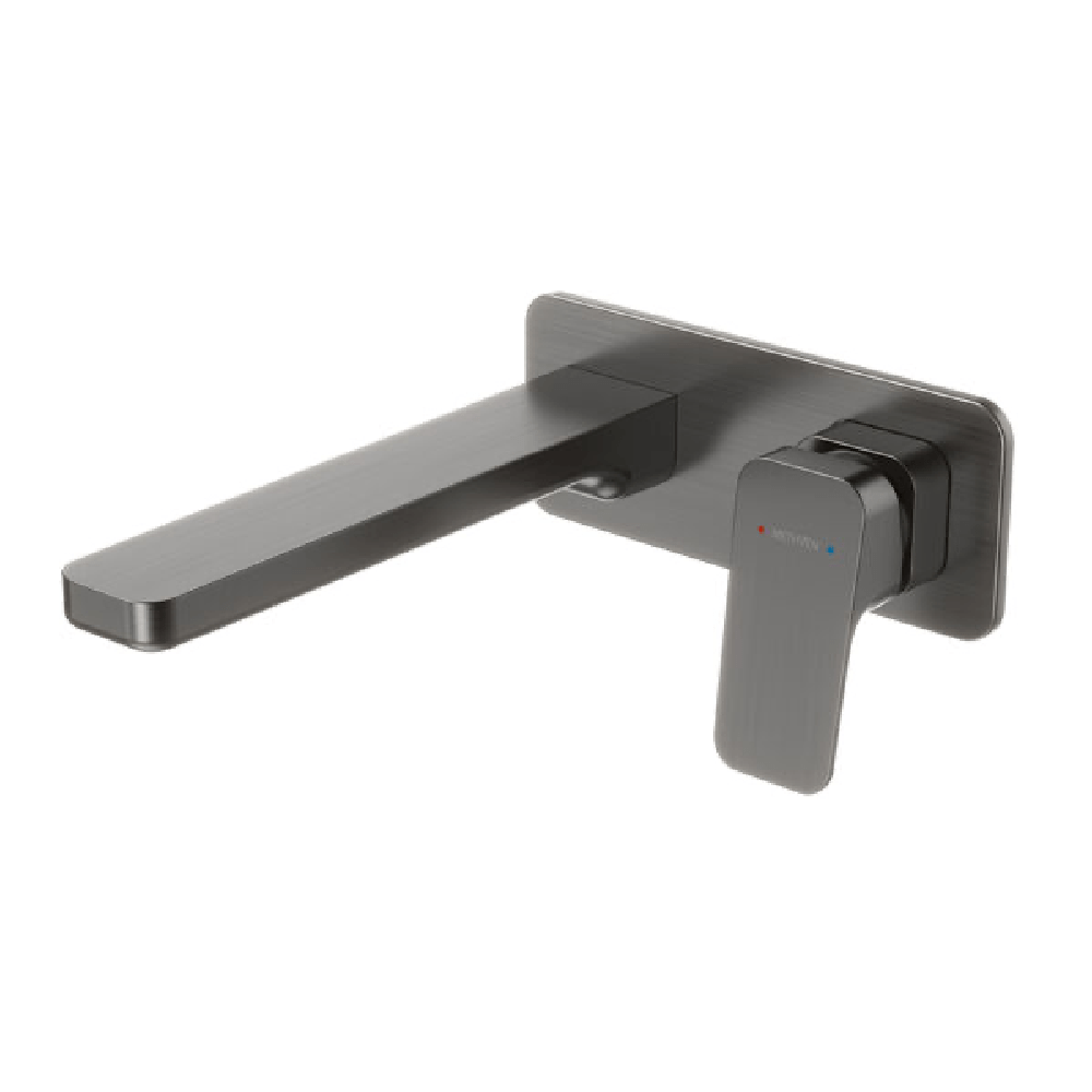 Methven Basin Tap Waipori MK2 Wall Basin/Bath Mixer 6S | Gunmetal