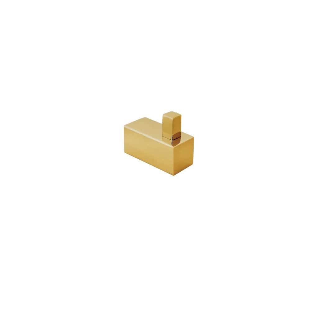 Tranquillity Robe Hook Tranquillity Square Robe Hook | Brushed Brass