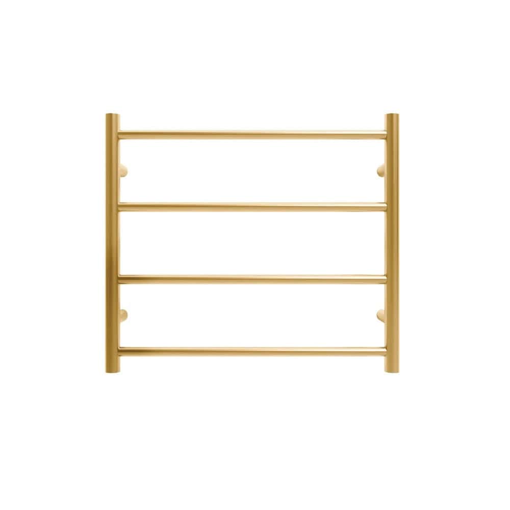 Tranquillity Heated Towel Ladder Tranquillity Jersey Round Heated Towel Ladder 500 x 550mm | Brushed Brass