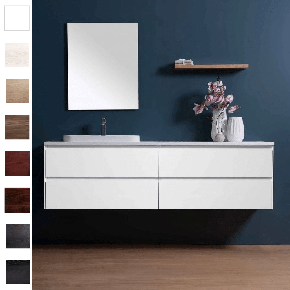 Bath Co Vanity Michel César Moode 1500 Vanity | 1 Basin + 4 Drawers