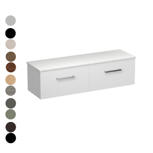 The Bathroom Shop Vanity Reflex Opaco 1800 2 Drawer Vanity