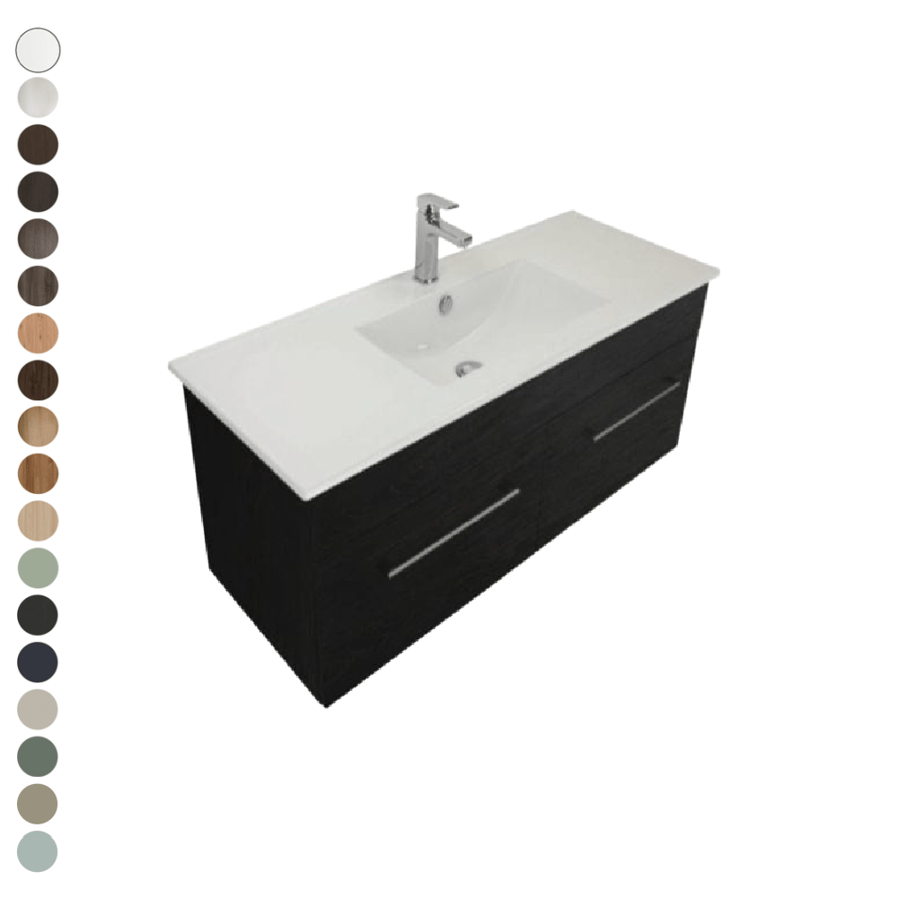 Newtech Newtech Citi 1200mm | 2 Drawer Wall Vanity