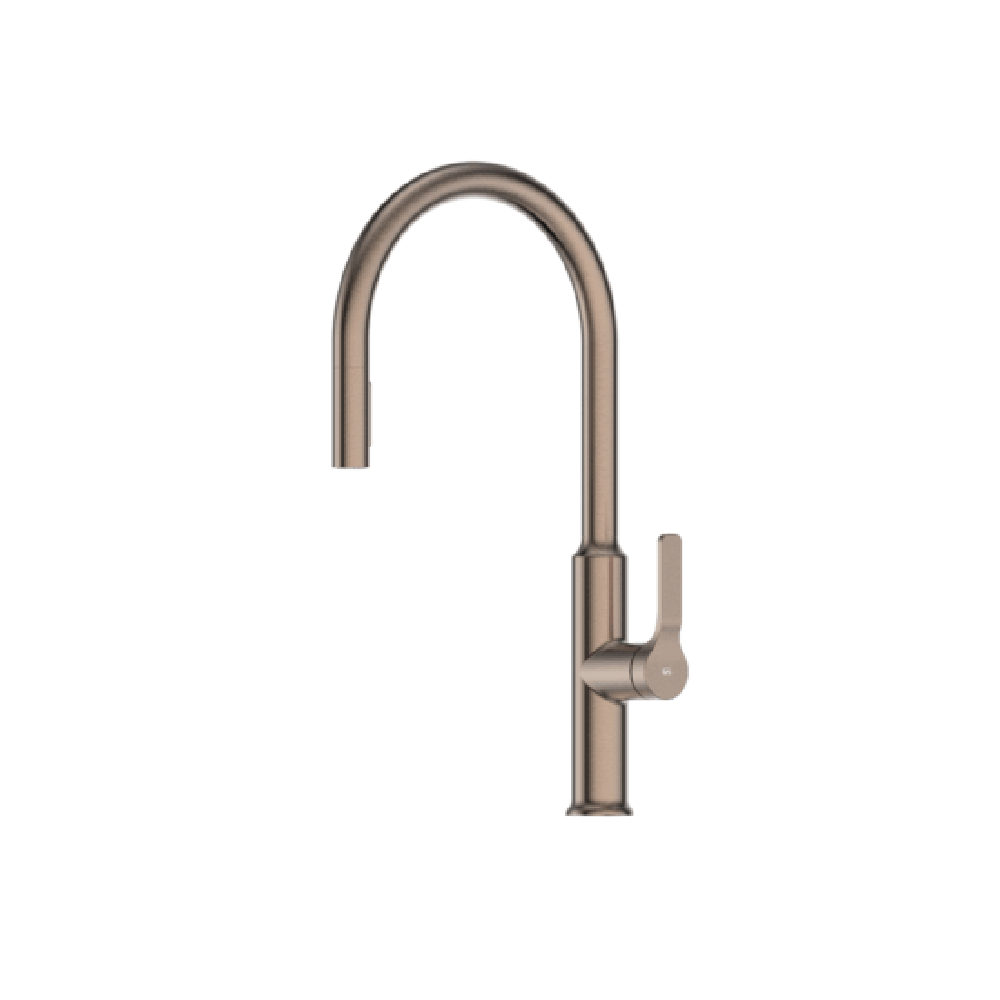 Greens Kitchen Tap Greens Craft Pulldown Kitchen Mixer with Kitchen Spout | Brushed Bronze