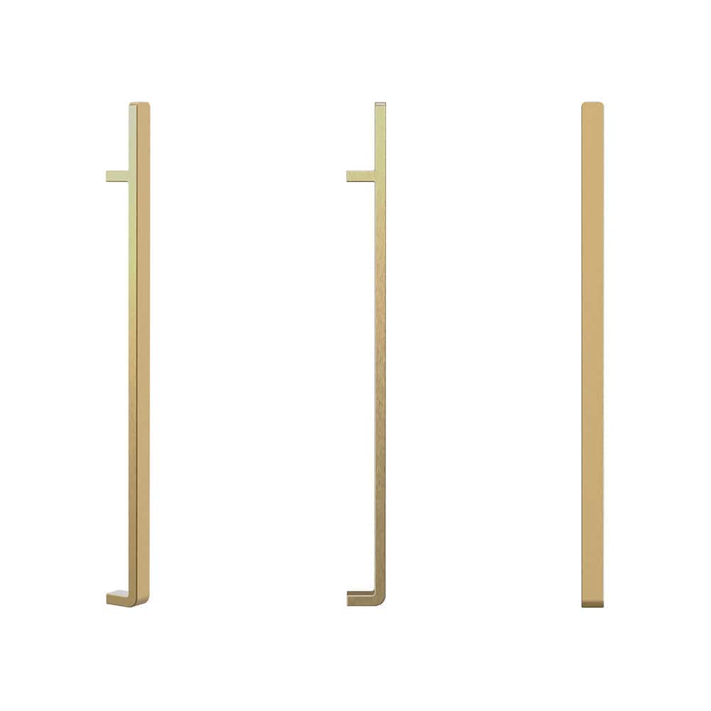 Newtech Heated Towel Ladder Newtech Titan Vertical Heated Towel Rail 900mm | Brushed Brass