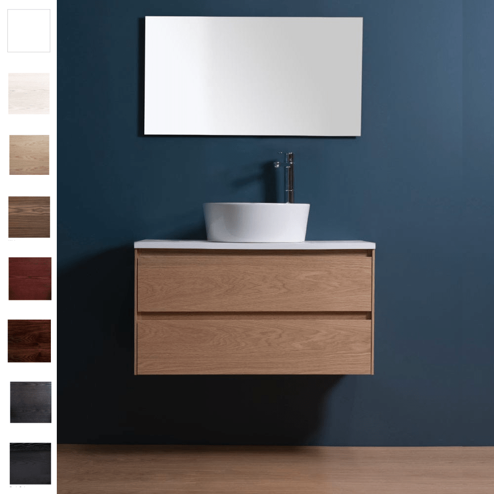 Bath Co Vanity Michel César Moode 1000 Vanity | 1 Basin + 2 Drawers