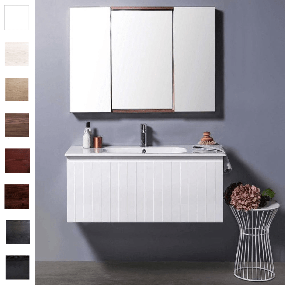 Bath Co Vanity Michel César Qubo 1060 Vanity | Single Basin & 1 Drawer