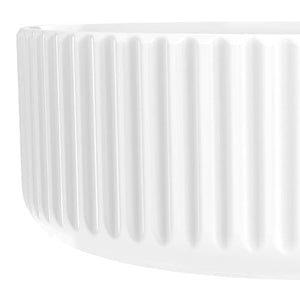Newtech Basin Newtech Coral Fluted Round Vessel Basin