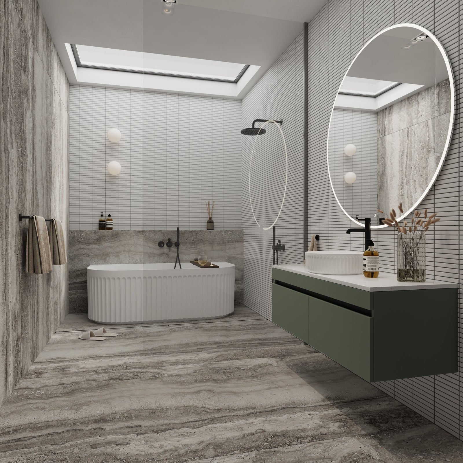 Newtech Bath Newtech Laurel Back To Wall Bath