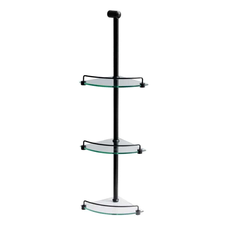 Progetto Bathroom Accessories Progetto 3 Tier Shower Caddy | Matte Black