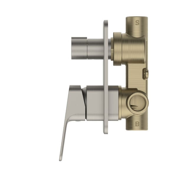 Methven shower mixer Waipori MK2 Shower Mixer with Diverter | Brushed Nickel