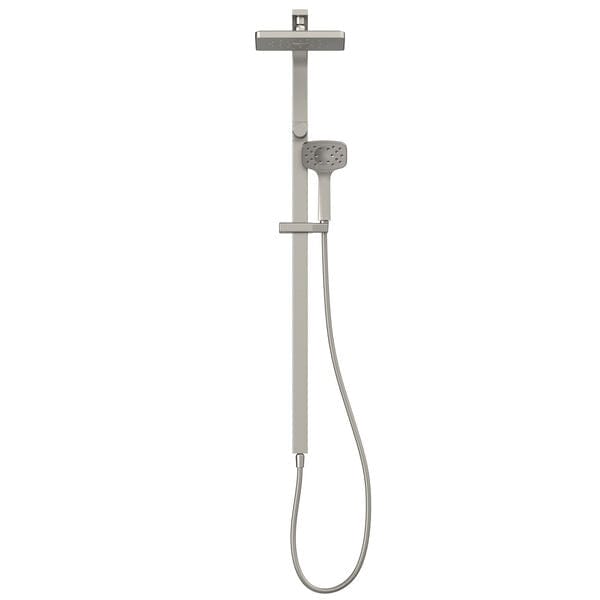Methven shower mixer Waipori MK2 Satinjet Rail Shower With Overhead  | Brushed Nickel