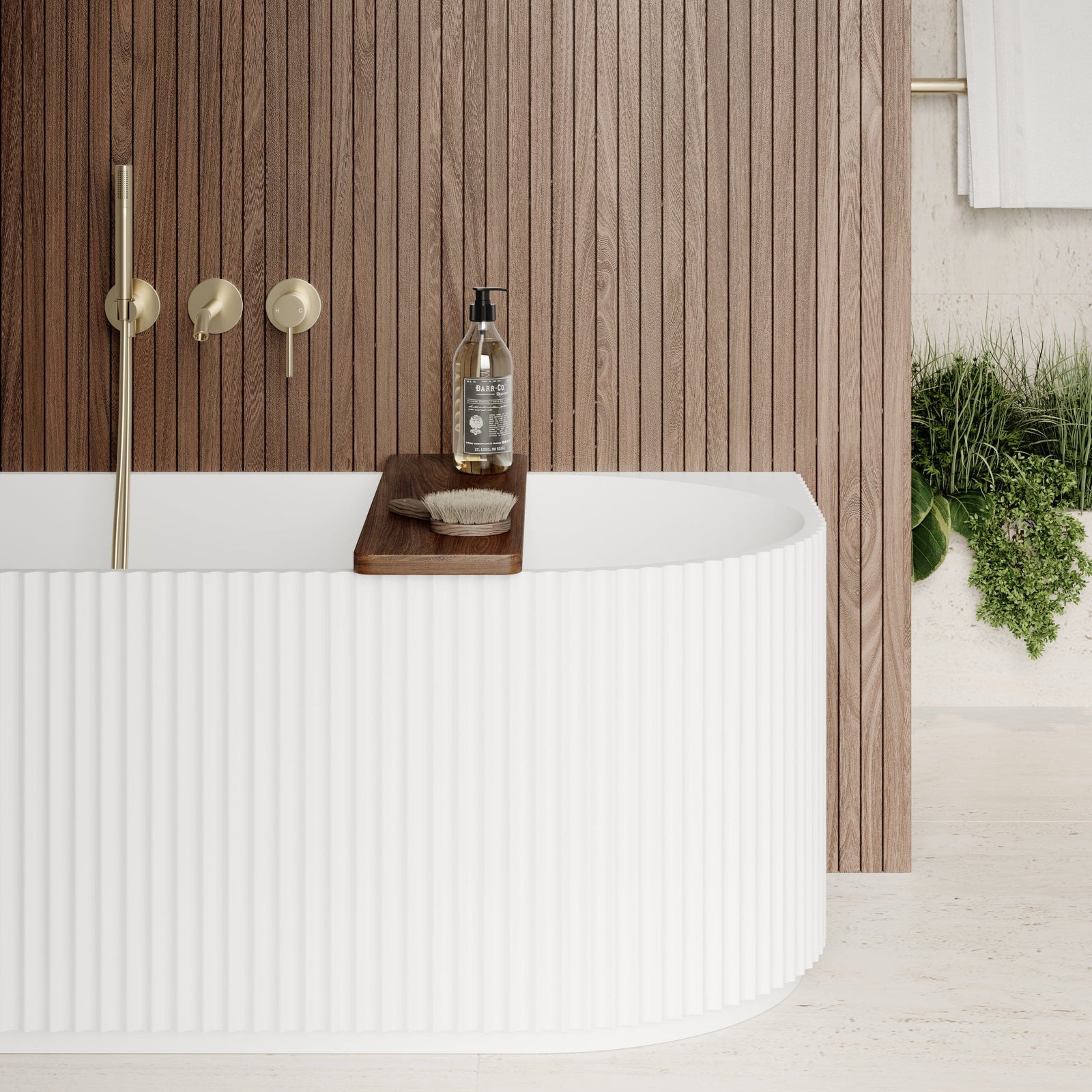 Newtech Bath Newtech Willow Back to Wall Bath 1500mm