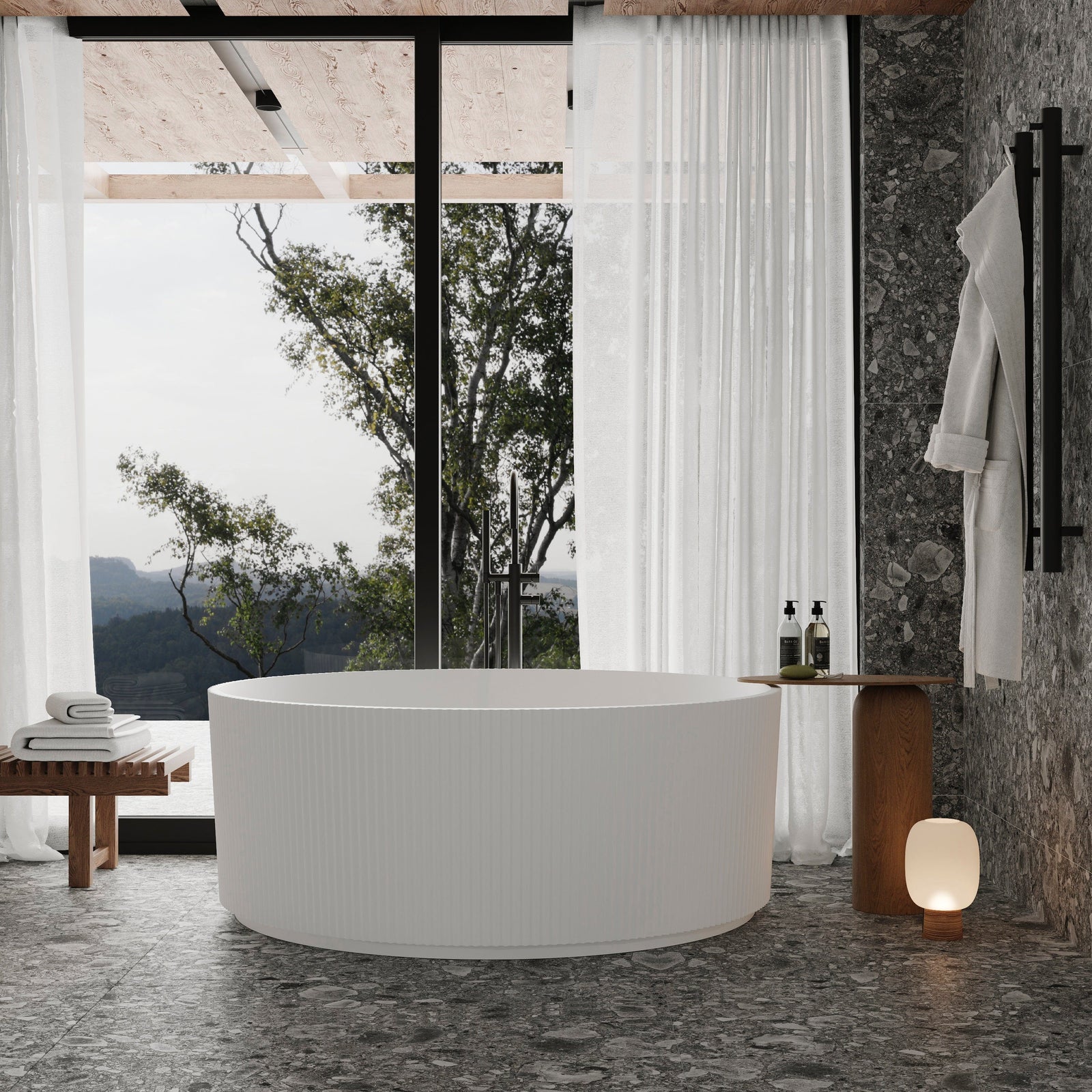 Newtech Bath Newtech Willow Round Freestanding Bath