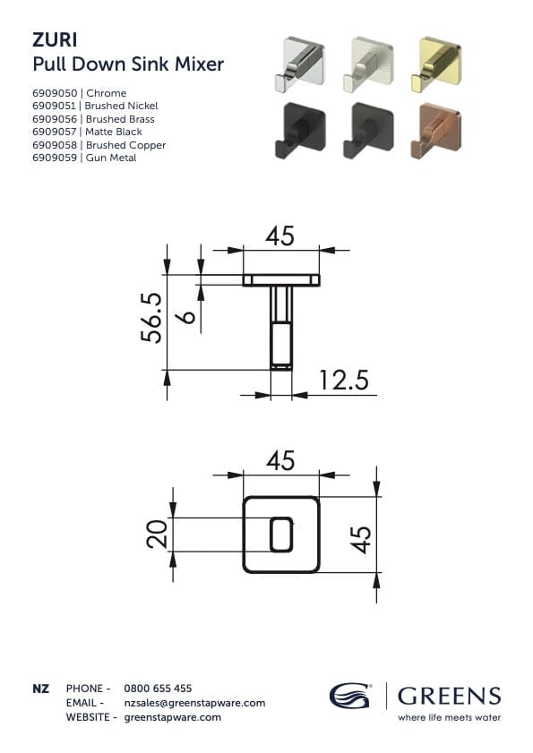 Greens Robe Hook Greens Zuri Robe Hook | Brushed Copper
