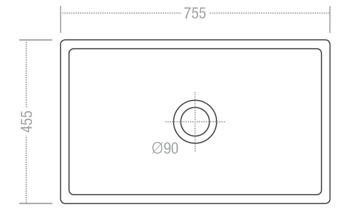 Sergio Butler Sink Sergio Junior Manor 01F Fluted Butler Sink