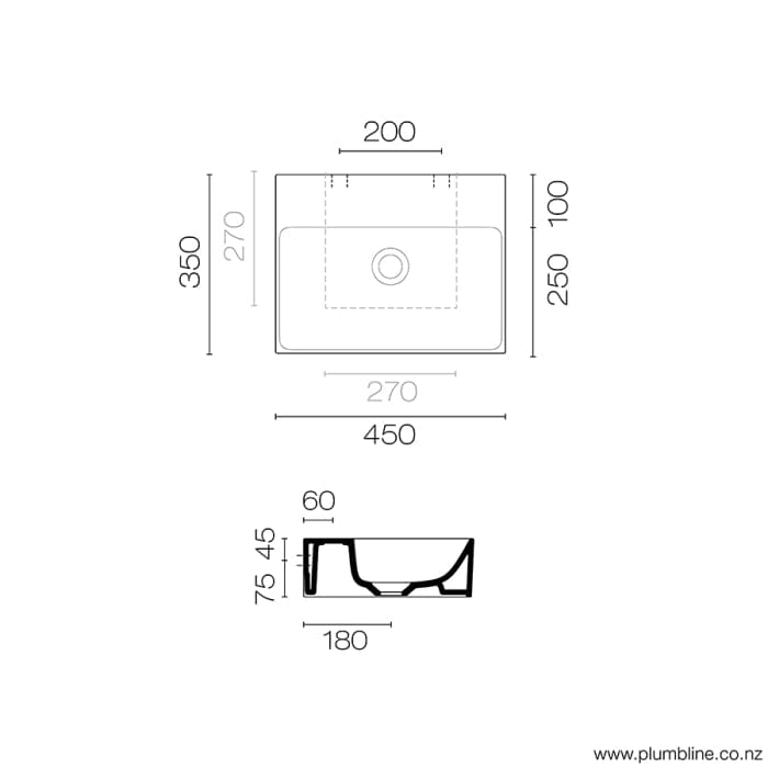 Catalano Basin Catalano Verso 45 Basin 1 Taphole